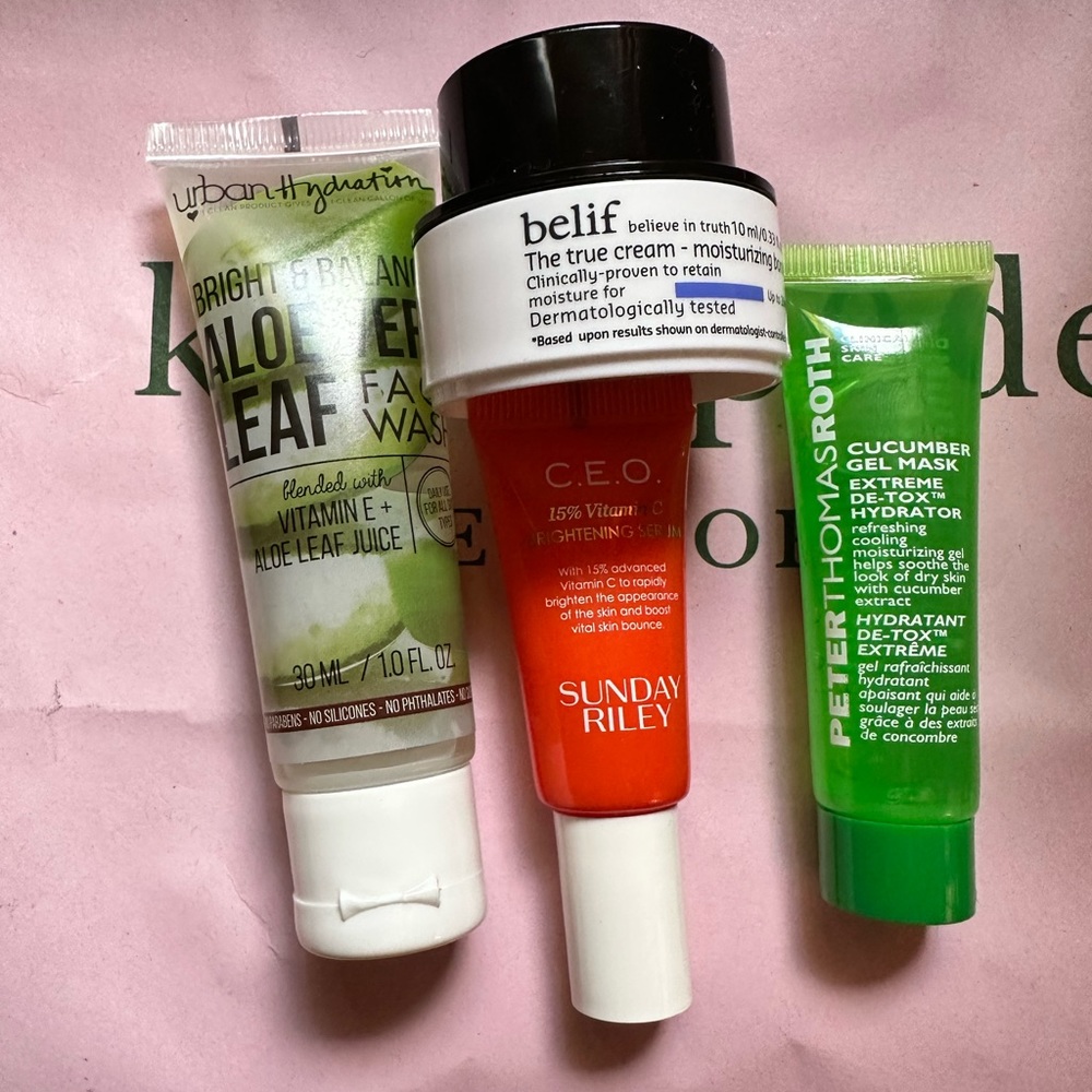 NWT Curated Bundle of Deluxe Sample Size Face Products